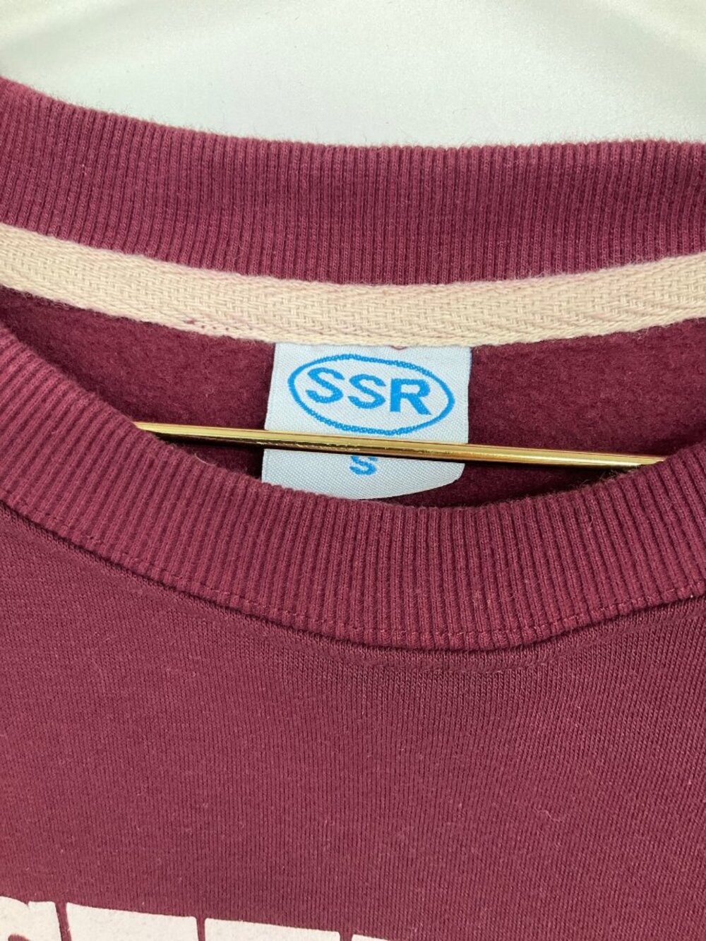 Amsterdam Holland, size Small Burgundy Crew Neck Sweatshirt Excellent Condition - Picture 3 of 7